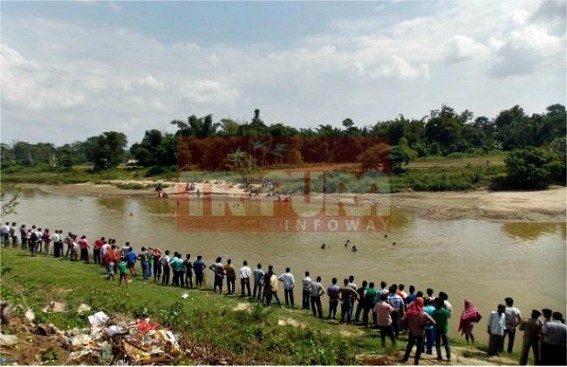 Class X student drowned in the river while bathing with friends at Kamalpur: Equipment-less Fire Service yet to trace the boy